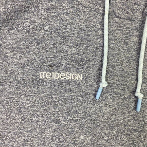 Rhoback Men's Hesi Performance Hoodie Small Heather Blue Lightweight Stretch - Picture 4 of 11